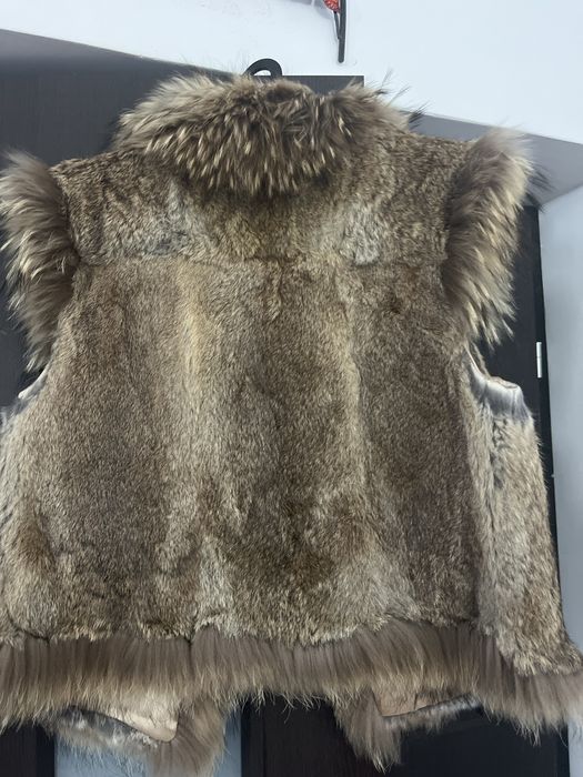 Vand vesta din blana naturala iepure