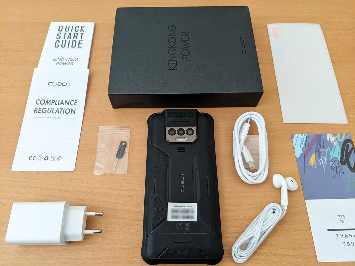 Нов Cubot Kingkong Power, 10600mah, 258гб, 8+8гб рам, удароустойчив