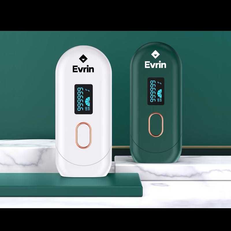 Epilator Portabil Evrin™️, 5 Nivele,Husa de Protectie si Ochelari