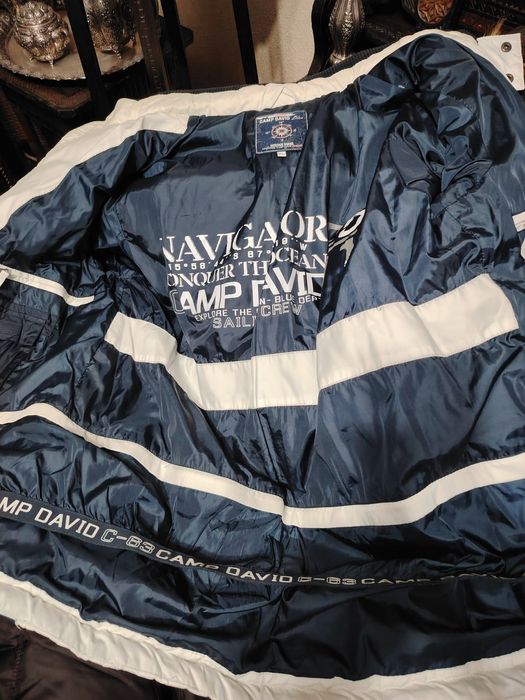 Geaca groasa cu puf Camp David,glugă detașabilă,XL