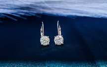 Cercei cu Moissanite