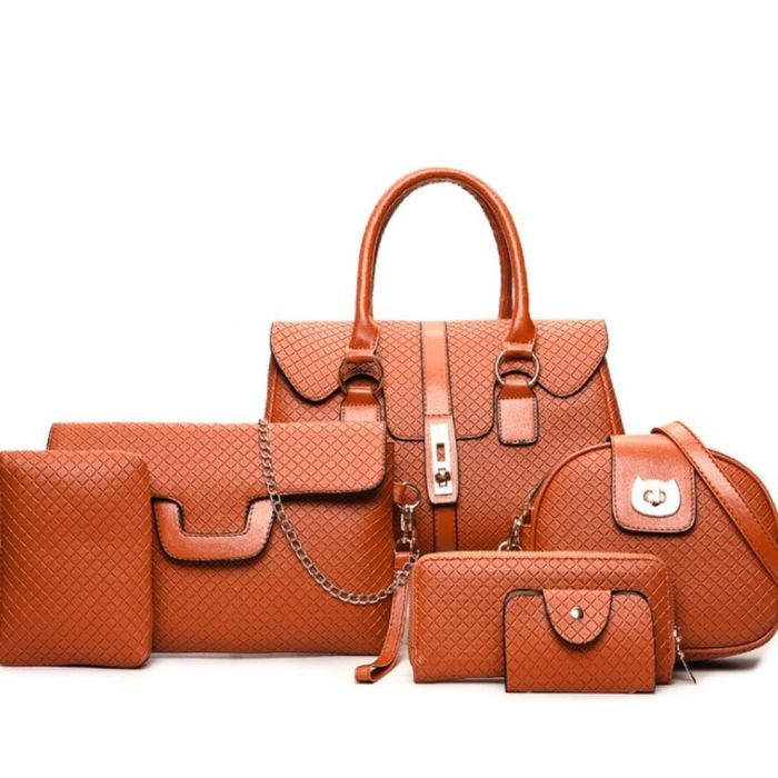 Сет 6 чанти двойна декорация