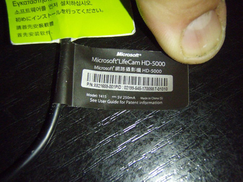 Webcam HD Microsoft LifeCam HD-5000 autofocus 720p, noua