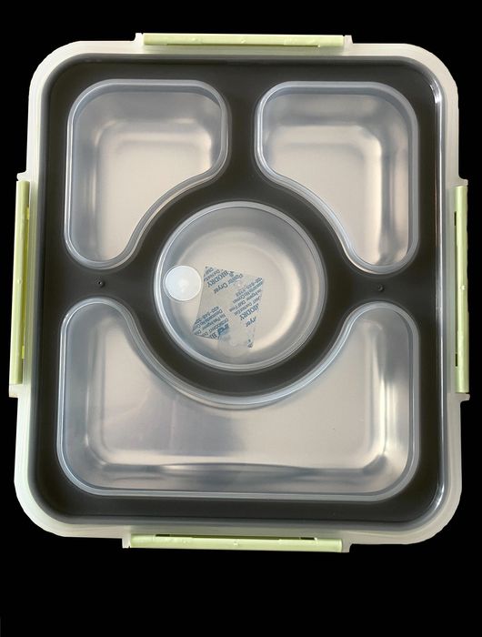 Кутия за храна/обяд с прибори + Готварска книга - ЧЕРЕН МЕСЕЦ