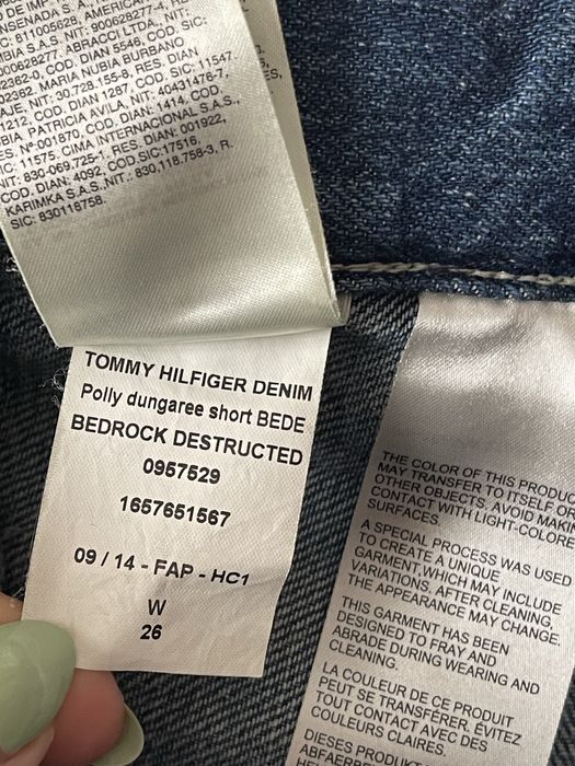 Salopeta denim Tommy Hilfiger marimea 26