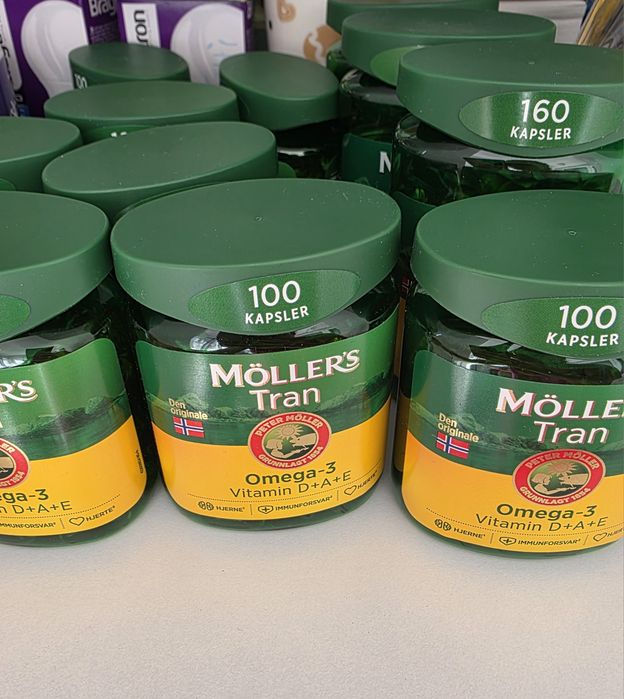 Mollers omega 3 cu vit D,A si E