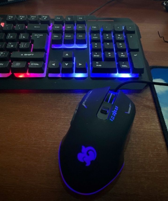 Игровая Мышь с RGB подсветкой | mishka