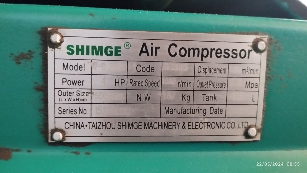 Kompressor 300litr 380v