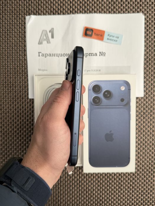 НОВ! 512Gb *ЛИЗИНГ* iPhone 17 Pro Deep Blue Гаранция