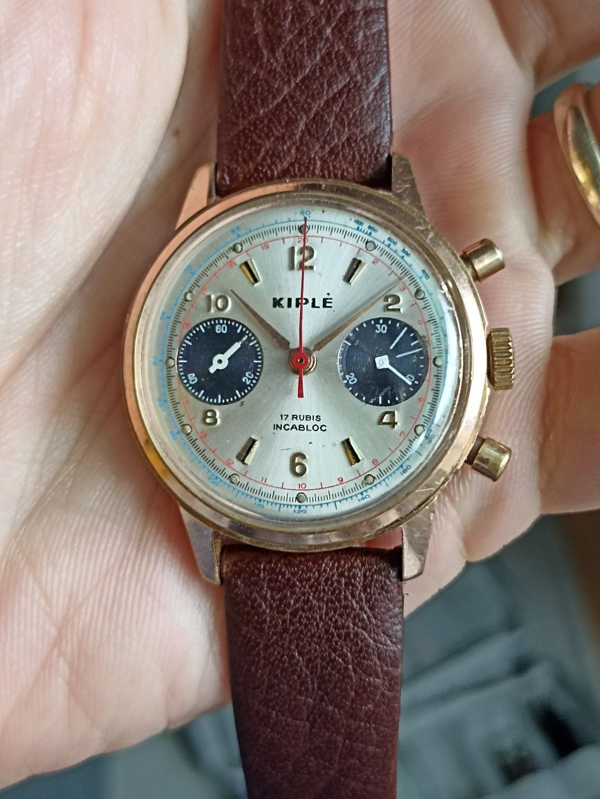Ceas cronograf vintage Kiple