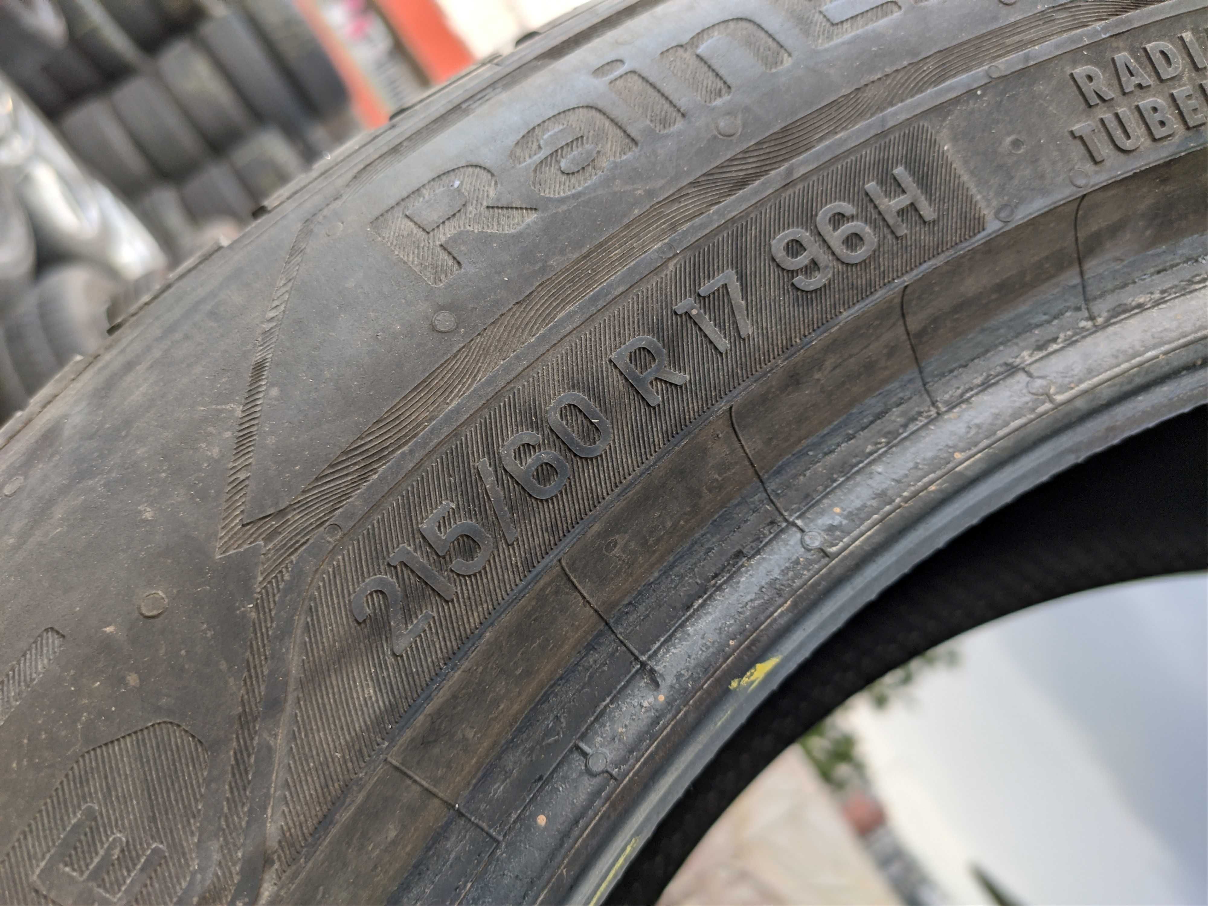 4бр Летни гуми 215 60 17 - Uniroyal - DOT 2023