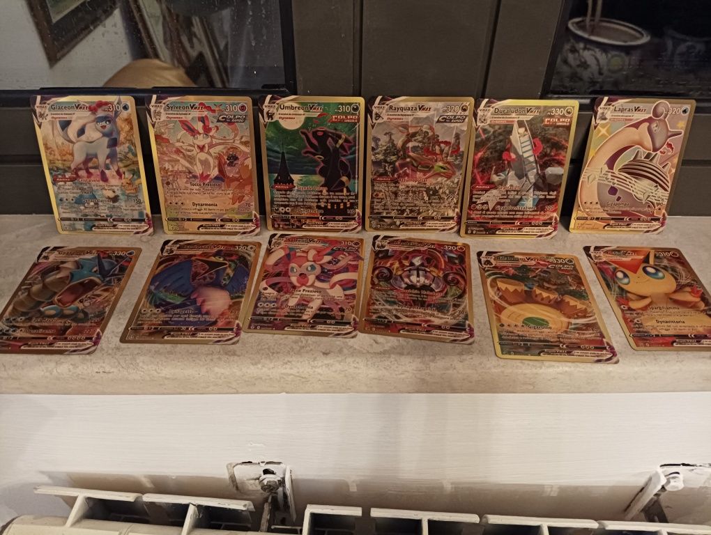 Разнообразие от златни карти на Покемон Pokémon cards ЧАСТ 3