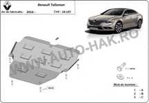 Scut motor metalic Renault Talisman 2016-prezent - otel 2mm
