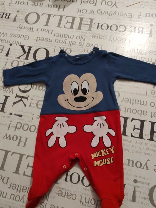 НАмалявам Ромпър с Мики маус Боди за бебе