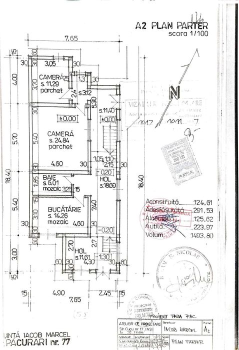 Birouri, laborator catering, cabinet, etc... Parcare ,zona Topkineto