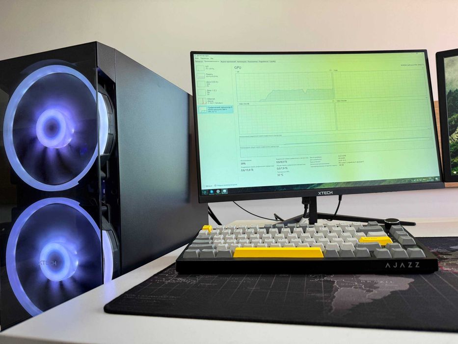 Игровой ПК  i5-12400F + ZOTAC RTX 3060 Ti 8GB | 16GB DDR4 | NVMe SSD