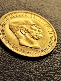 10 corona 1909 год.имп.Франц Йозеф, злато 3.39 гр.,900/1000 (21.6 к)