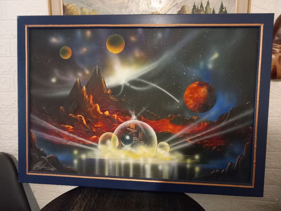 Маслени картини рамкирани