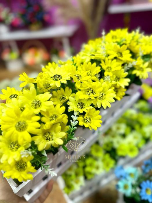 Dekorativniy sun’iy gullar restoran kafelar salon klinikalar uchun