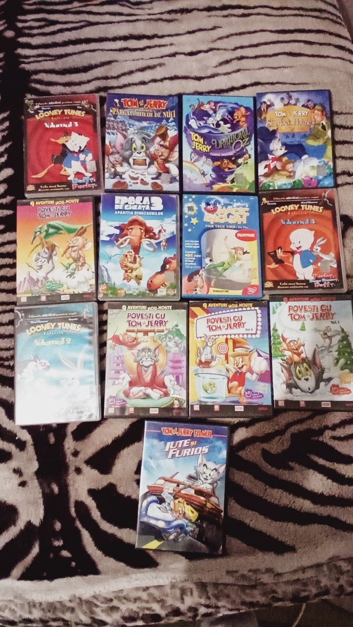 Dvd- Tom and Jerry, looney tunes,epoca de gheata