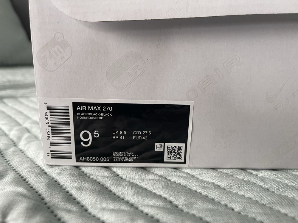 Чисто нови! Nike Air Max Black 43 номер