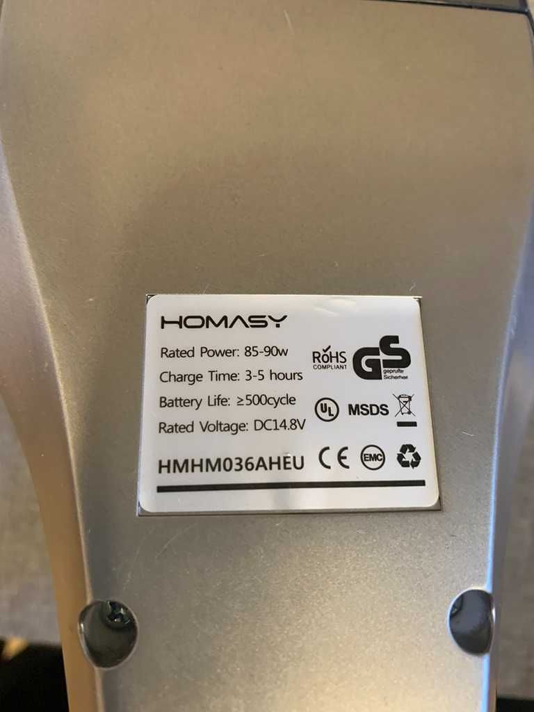 Ръчна акумулаторна прахосмукачка Homasy HMHM036AHEU 14.8V 90W 600ml