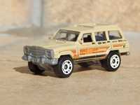 Macheta masina de teren Jeep Wagoneer 1988 4x4 Matchbox scara 1:64
