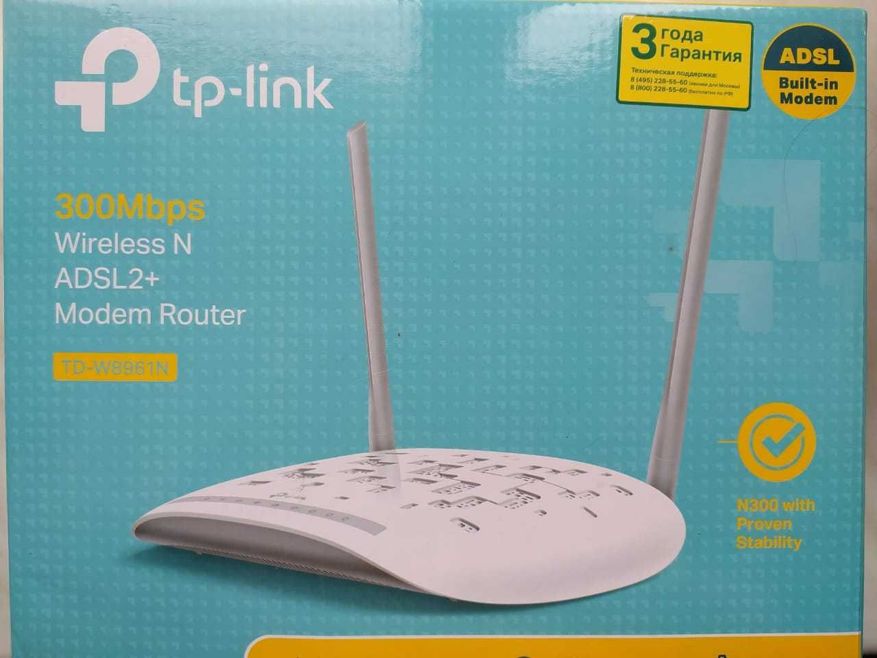 Продам роутер, модем ADSL .Модель TP-LINK TD-W8961N