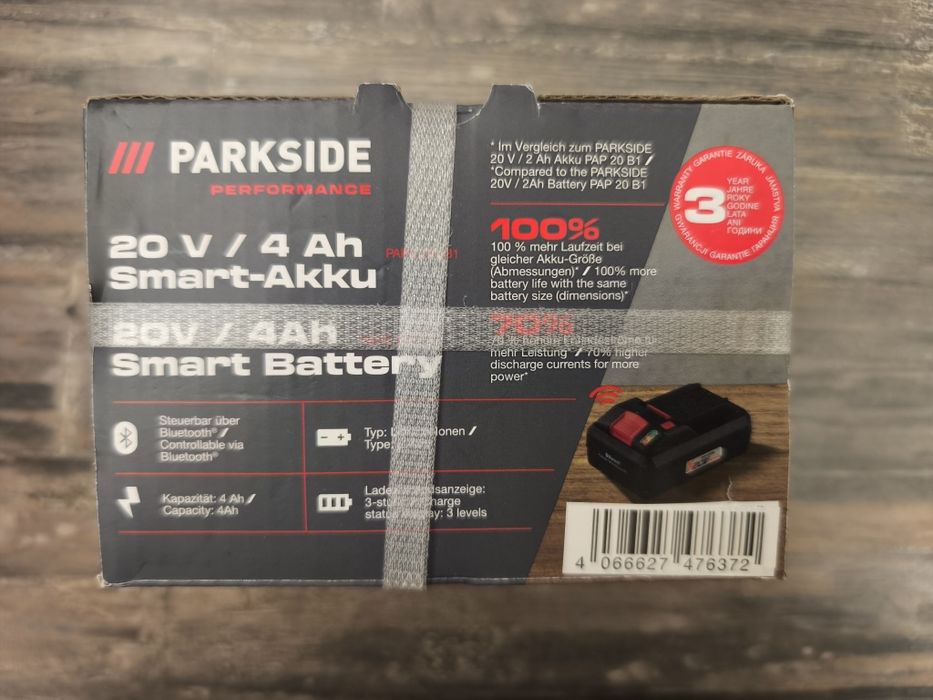 Acumulator parkside performance smart 4Ah