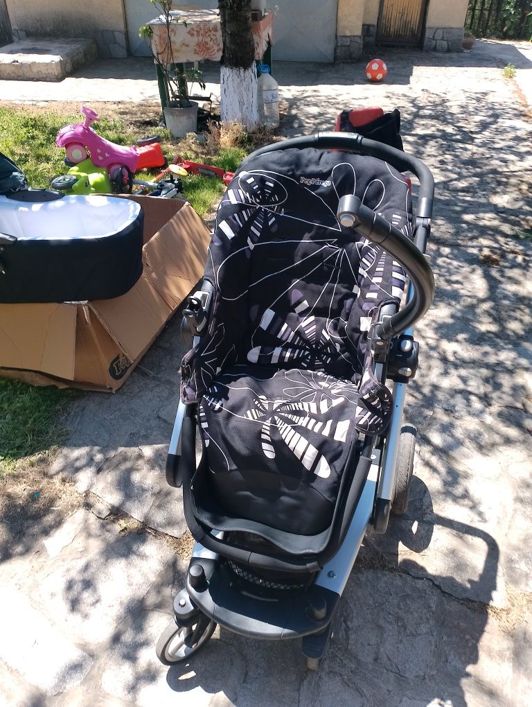 Детска (бебешка) количка висок клас PEG-PEREGO 2в1 лятна и зимна