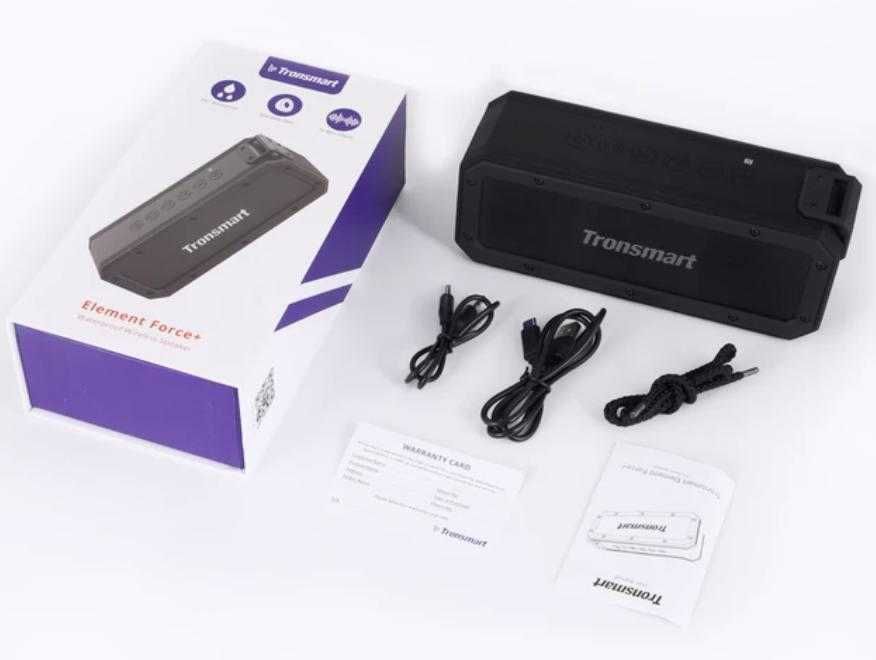 ТуризъмКъмпинг Kолона Tronsmart Force+ 40W 3D BASS ГласКонтрол TWS NFC