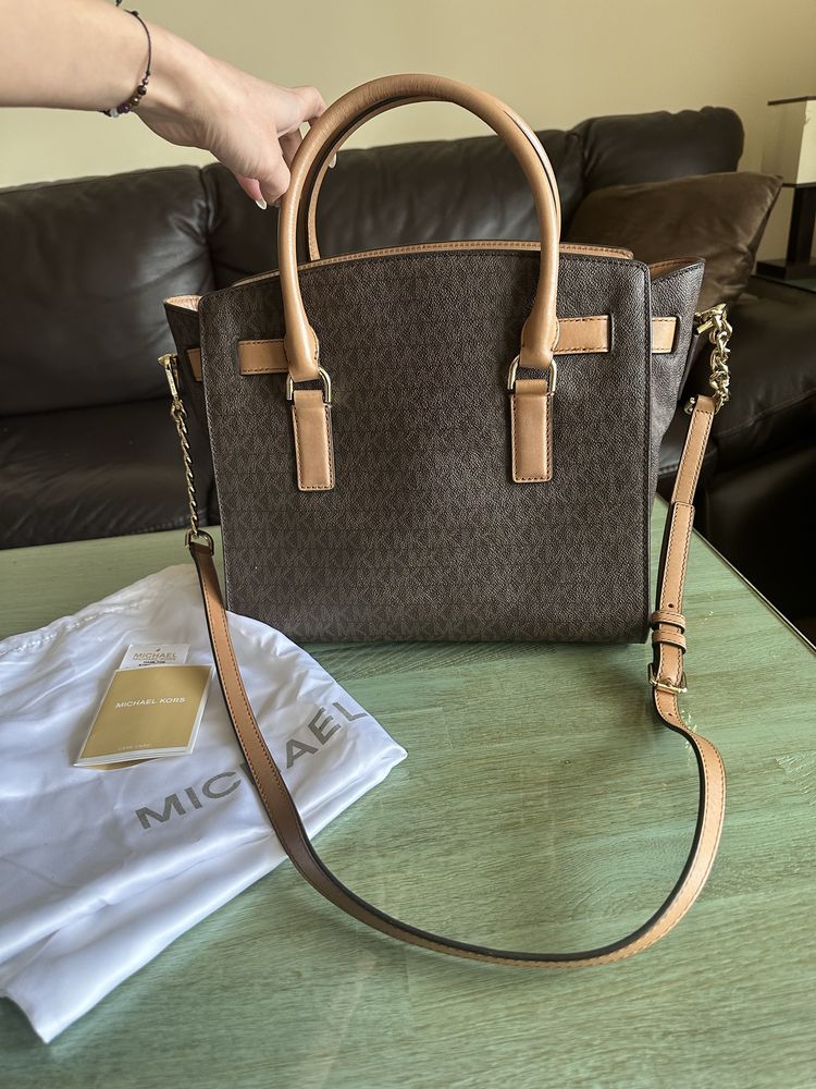 Michael Kors кафява чанта