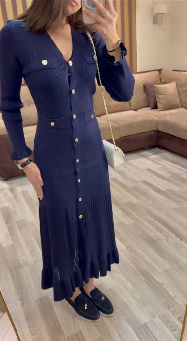 Роскошное платье на осень/зиму