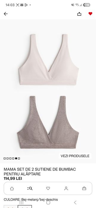 Sutiene de alăptare H&M