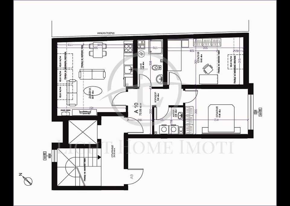 Продава се Тристаен апартамент в Пловдив, Съдийски - 83 кв.м за 1674 €/кв.м - Снимка #2