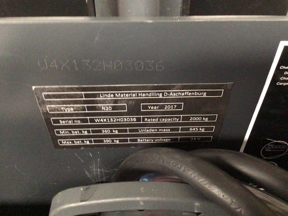 Електрическа палетна количка Linde N20