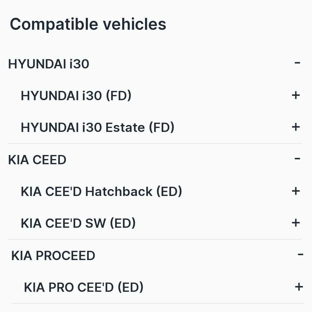 Тампони заден носач Hyundai  / Kia