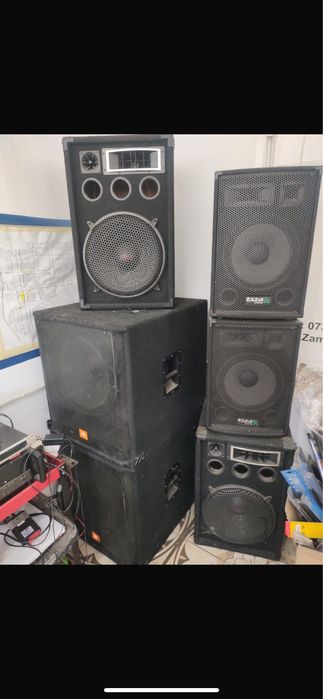 Sistem audio complet-Ibiza+Jbl,Amplificatoare Bluetech & RAMSA mixer