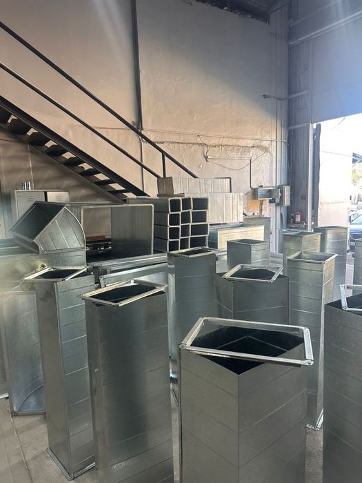 Воздуховоды, вентиляция, отводы, отливы,