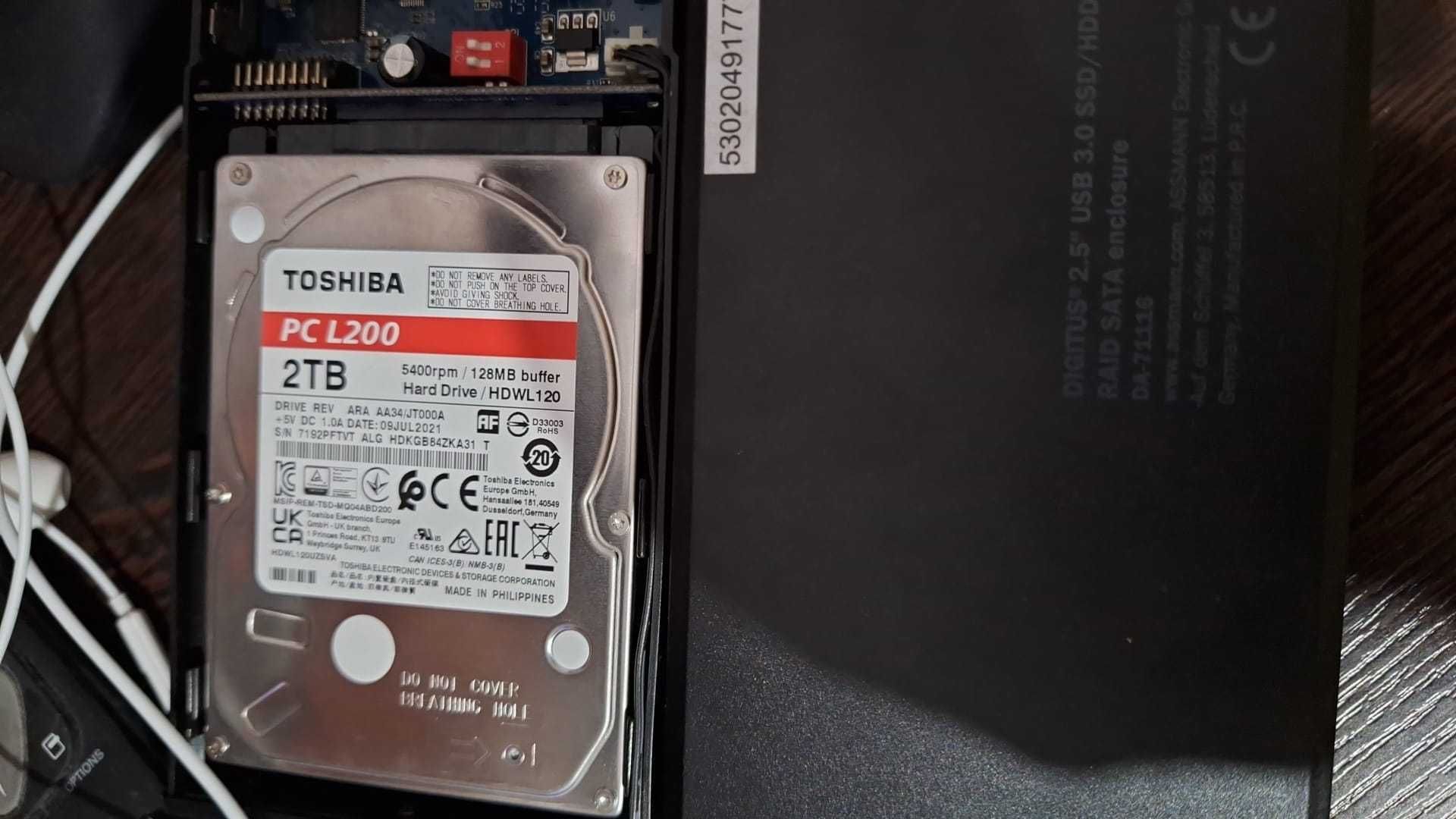 Rack extern SSD/HDD USB 3.0 pentru 2.5" SATA III Raid, Digitus