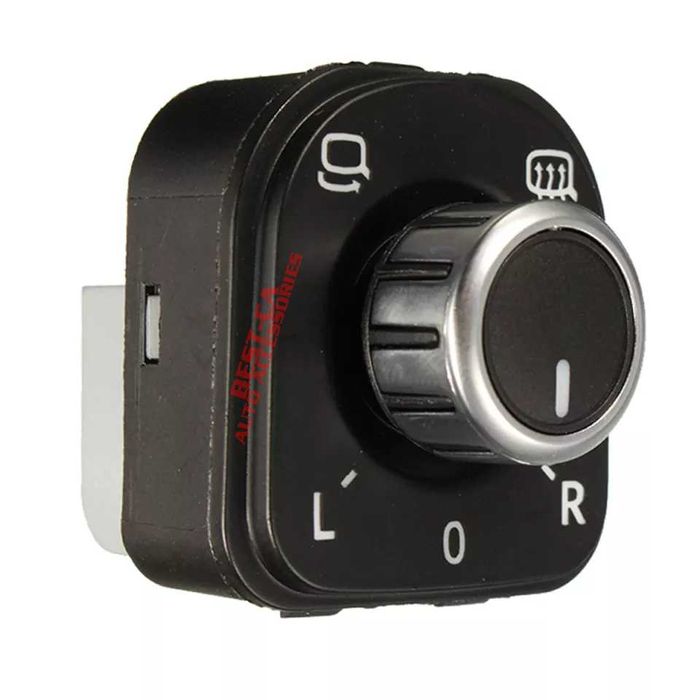 Buton reglaj oglinzi cu chrom pentu GOLF 5 6 Passat Jetta EOS Tiguan