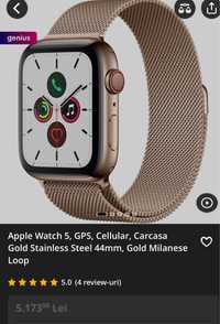 Apple Watch 5 ,Gps,Cellular ,Gold Stainless Steel Case 40mm