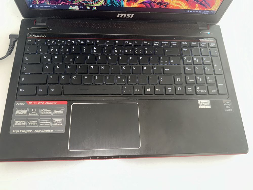 MSI GE60 2PC Apache – i7, GTX 850M, SSD 512GB, 16GB RAM