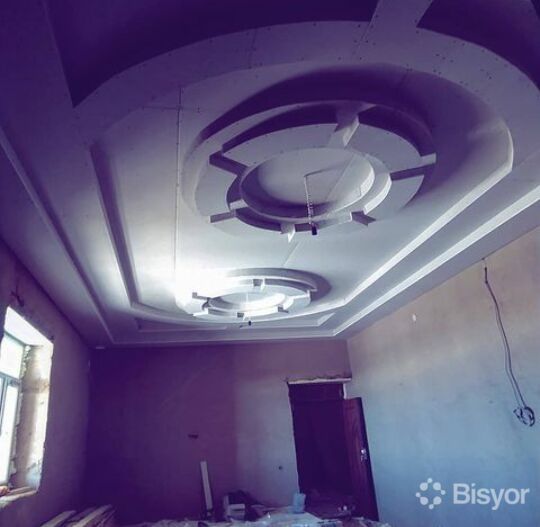 Malyarka rodband shkurka Gipsakardon patalok ishlari