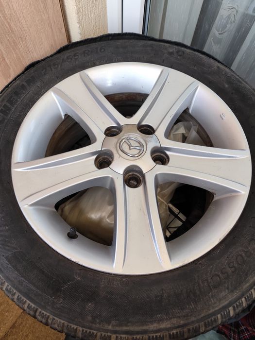 Vand jante aliaj Mazda + cauciucuri de iarna 250 €