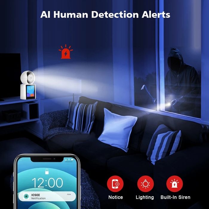3mp camera supraveghere wifi Baby monitor