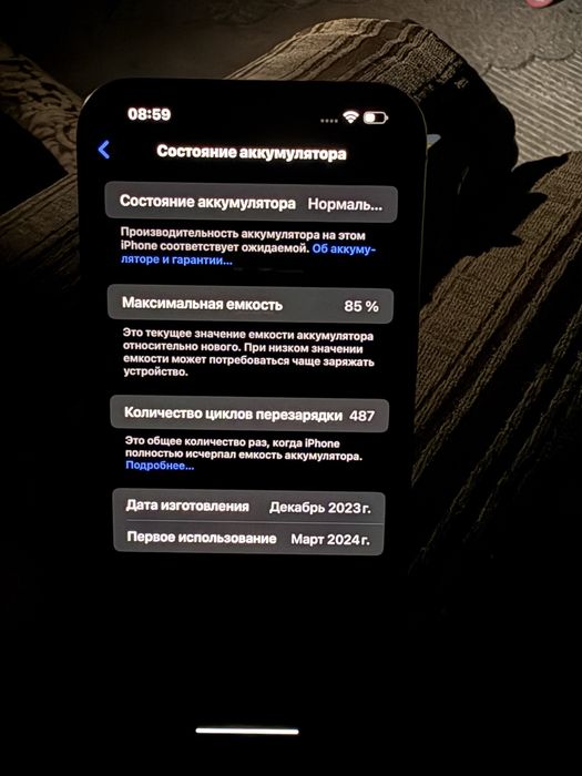 15pro max 256 gb holati ideal