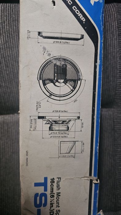 Тонколони Pioneer TS-1611 от 80те години хартиени