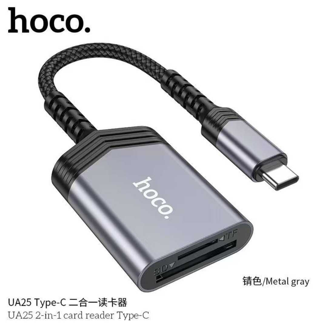 Hoco UA25 Type-C 2-in-1 iP card reader SD/TF