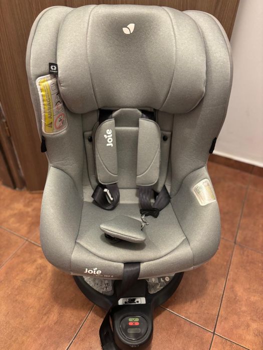 Scaun auto Joie I-SPIN 360° E GRAY FLANNEL, 61 - 105 CM, TESTAT ADAC
